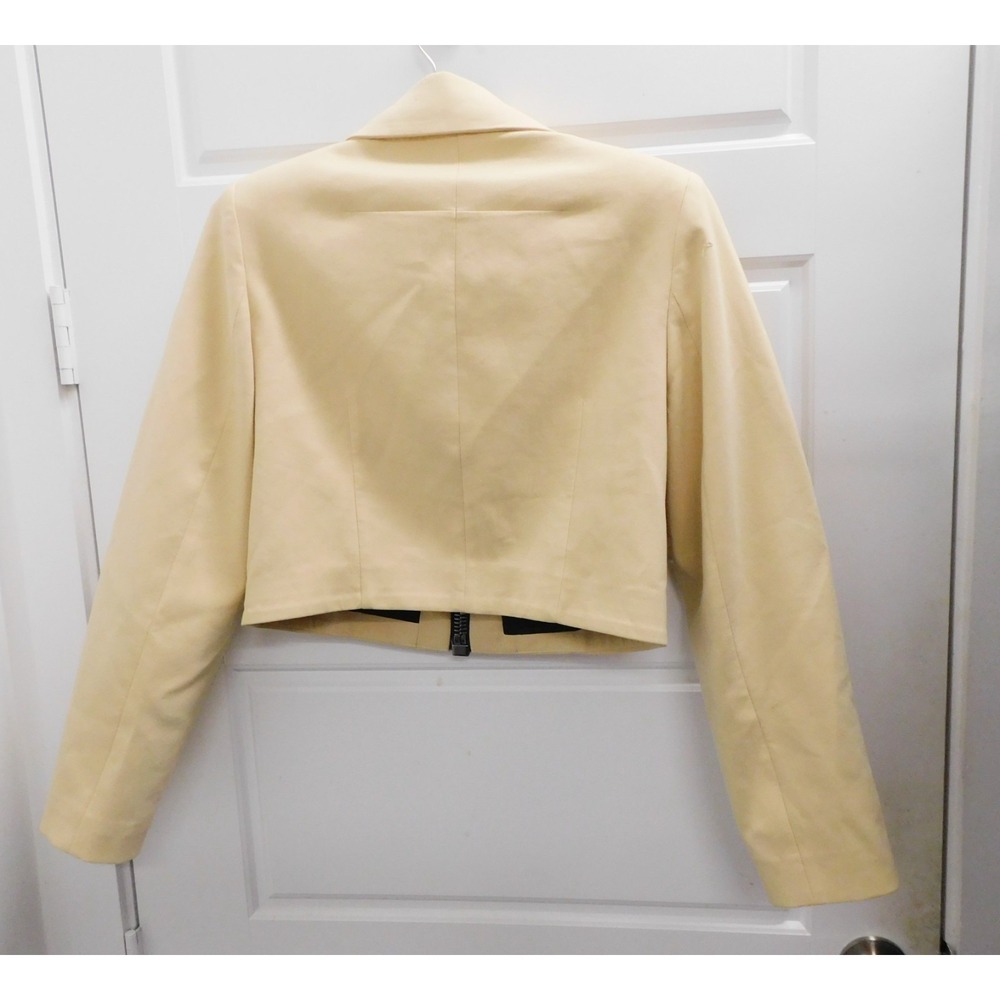 Nocturne Beige Zip Short Jacket sz XS $229rt NWT - Picture 3 of 7
